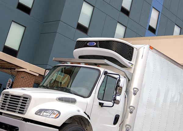 Camion con enfriamiento Carrier Transicold